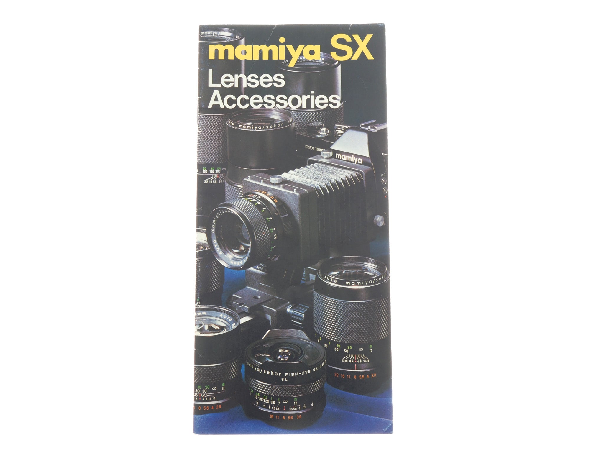Mamiya SX Lenses & Accessories Booklet