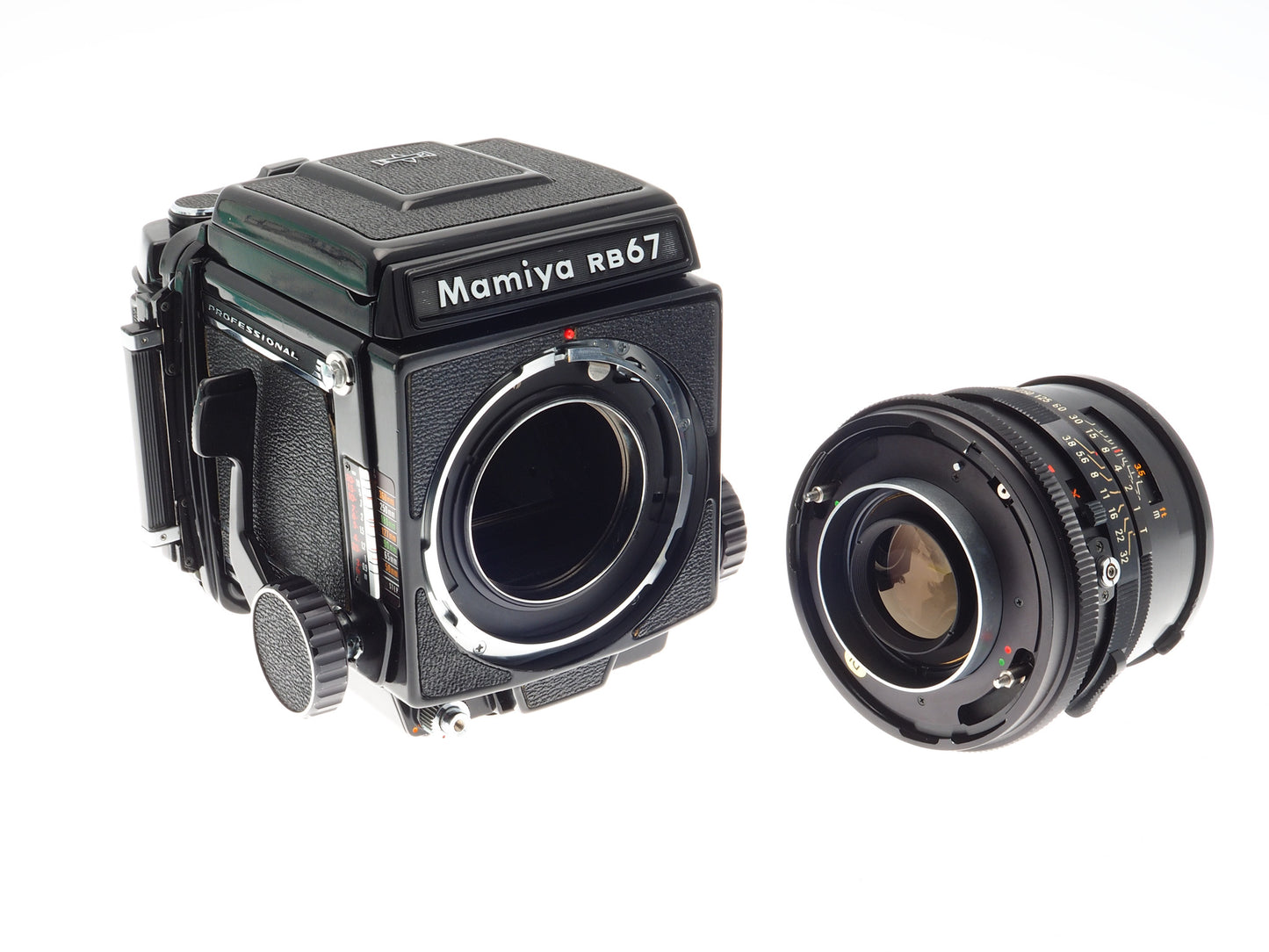 Mamiya RB67 Professional + 120 6x7 Professional Film Back + 127mm f3.8 Sekor NB