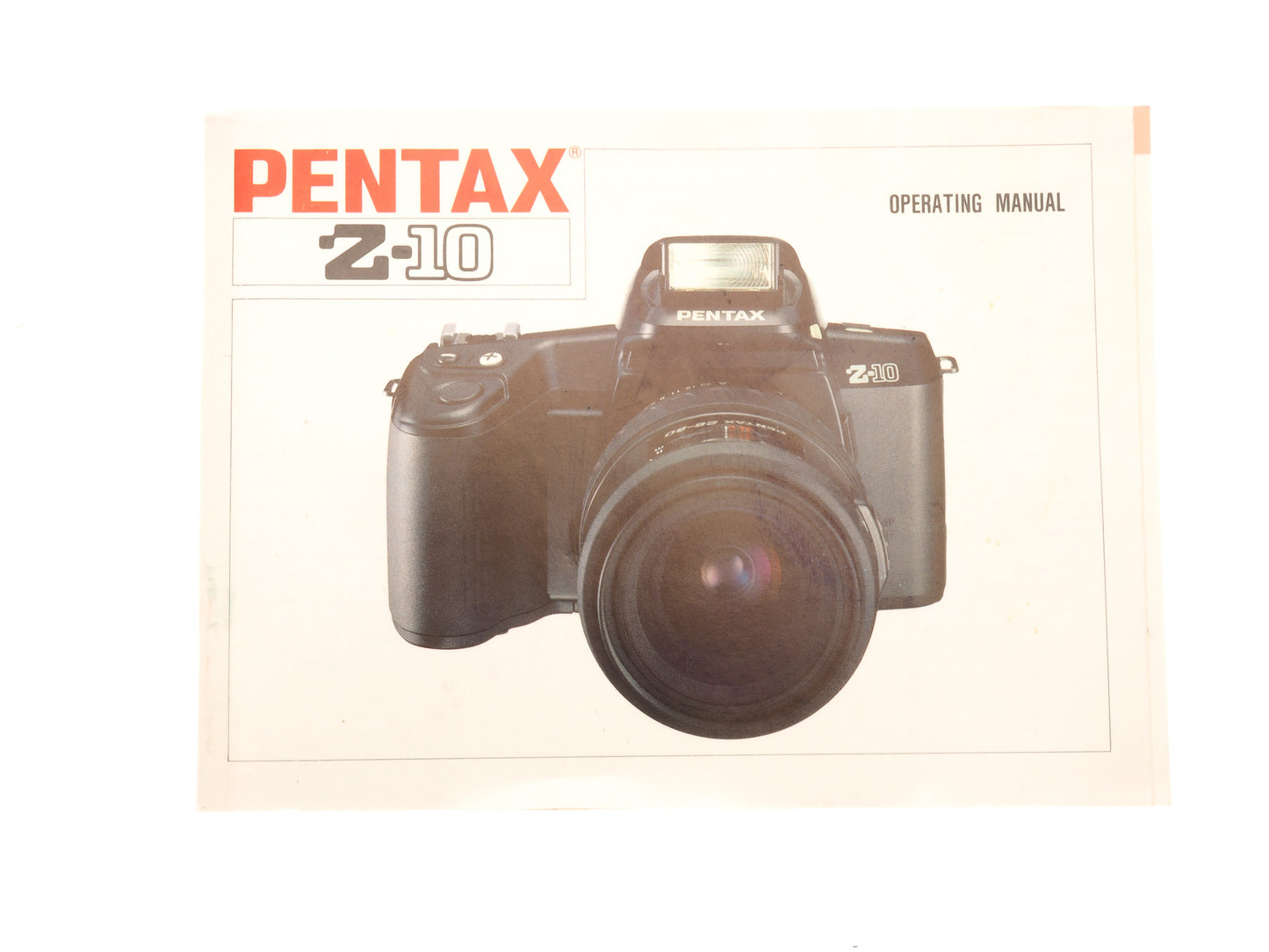 Pentax Z-10 Instruction Manual