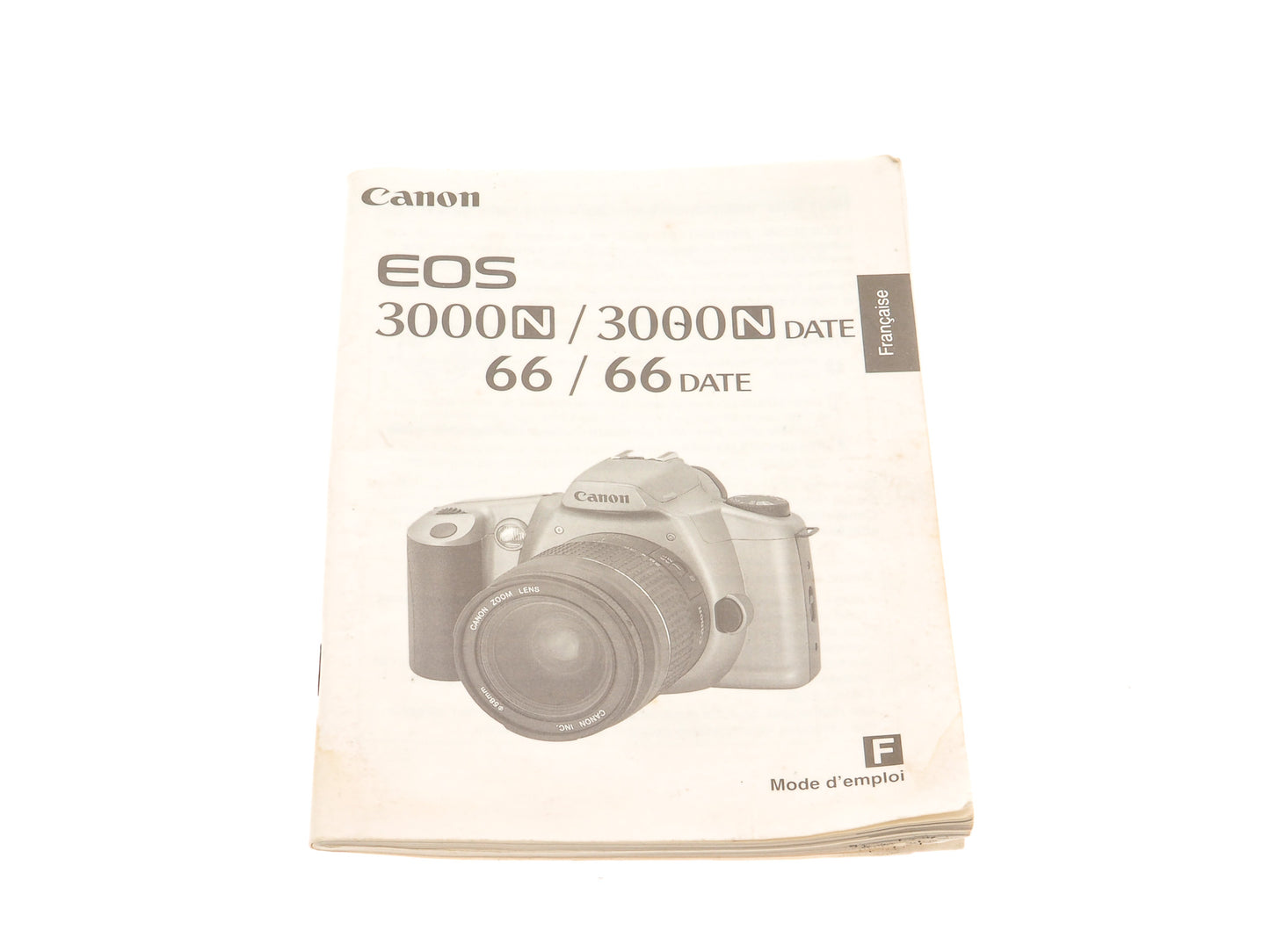 Canon EOS 3000N /3000N Date / 66 / 66 Date Instructions