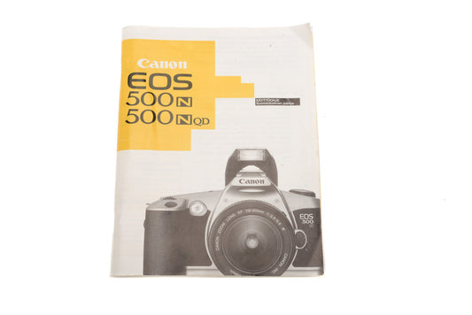 Canon EOS 500N/500NQD Instructions