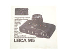 Leica M 5 Brochure