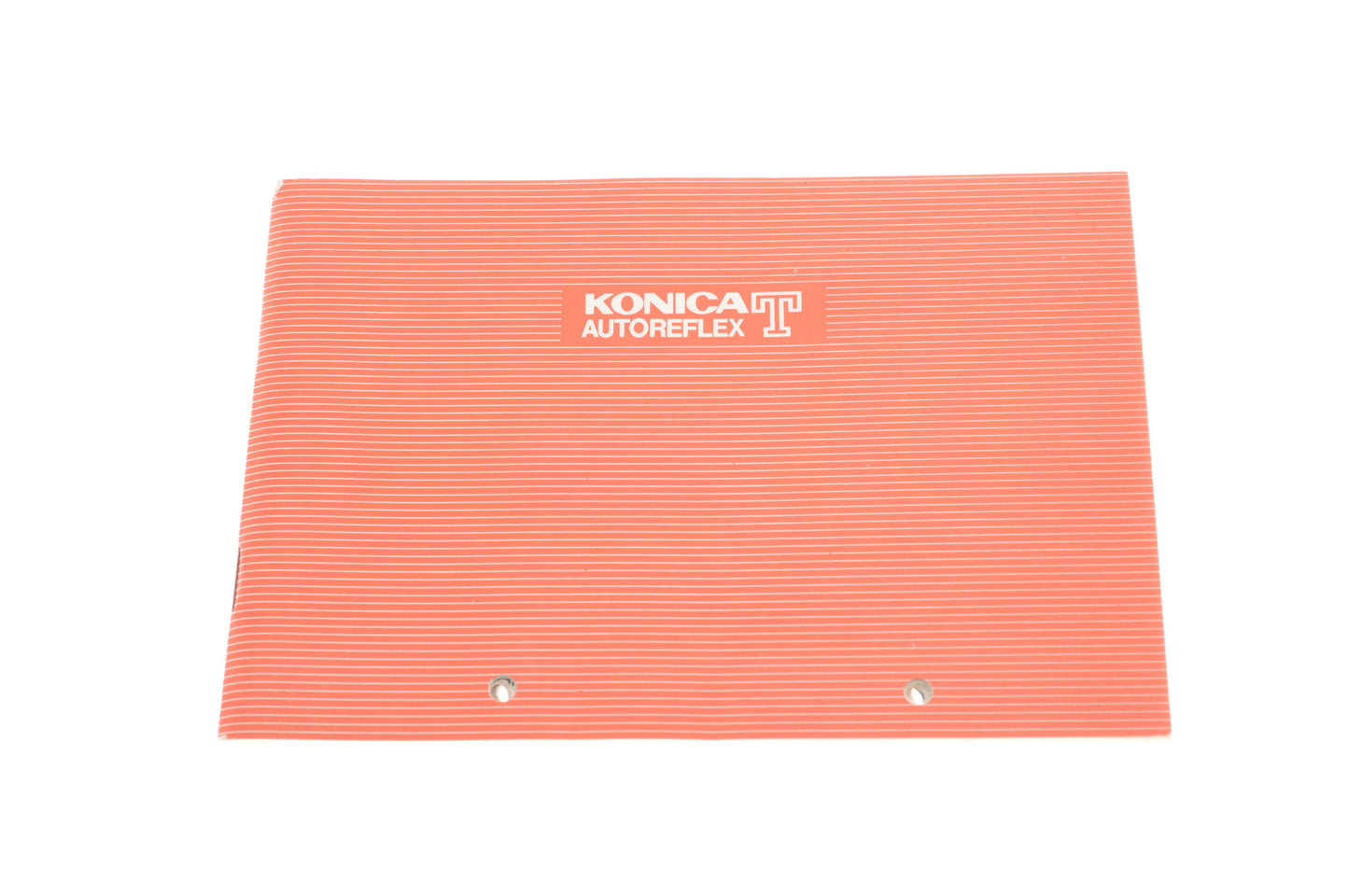 Konica Autoreflex T Instructions