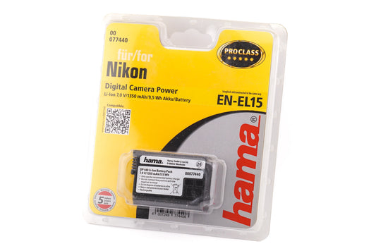 Hama DP 440 – Nikon EN-EL15 Replacement Rechargeable Battery