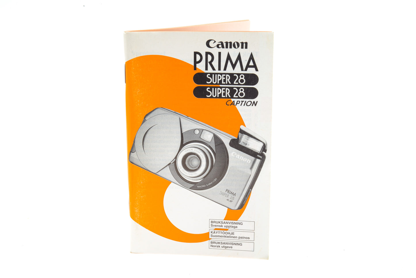 Canon Prima Super 28 Instructions
