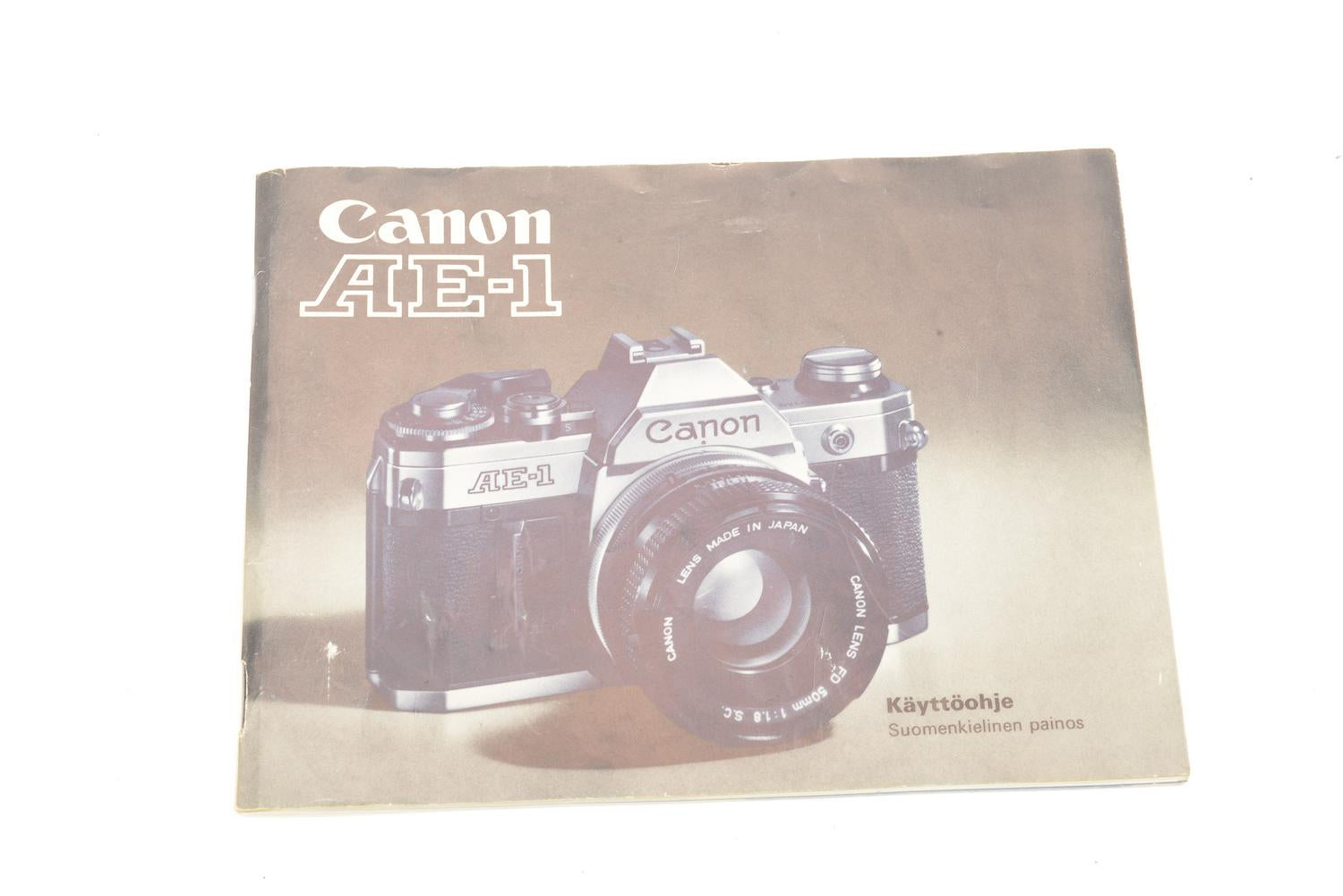 Canon AE-1 Instruction Manual - Accessory