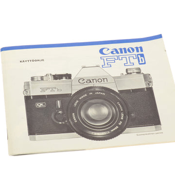 Canon FTb Instructions