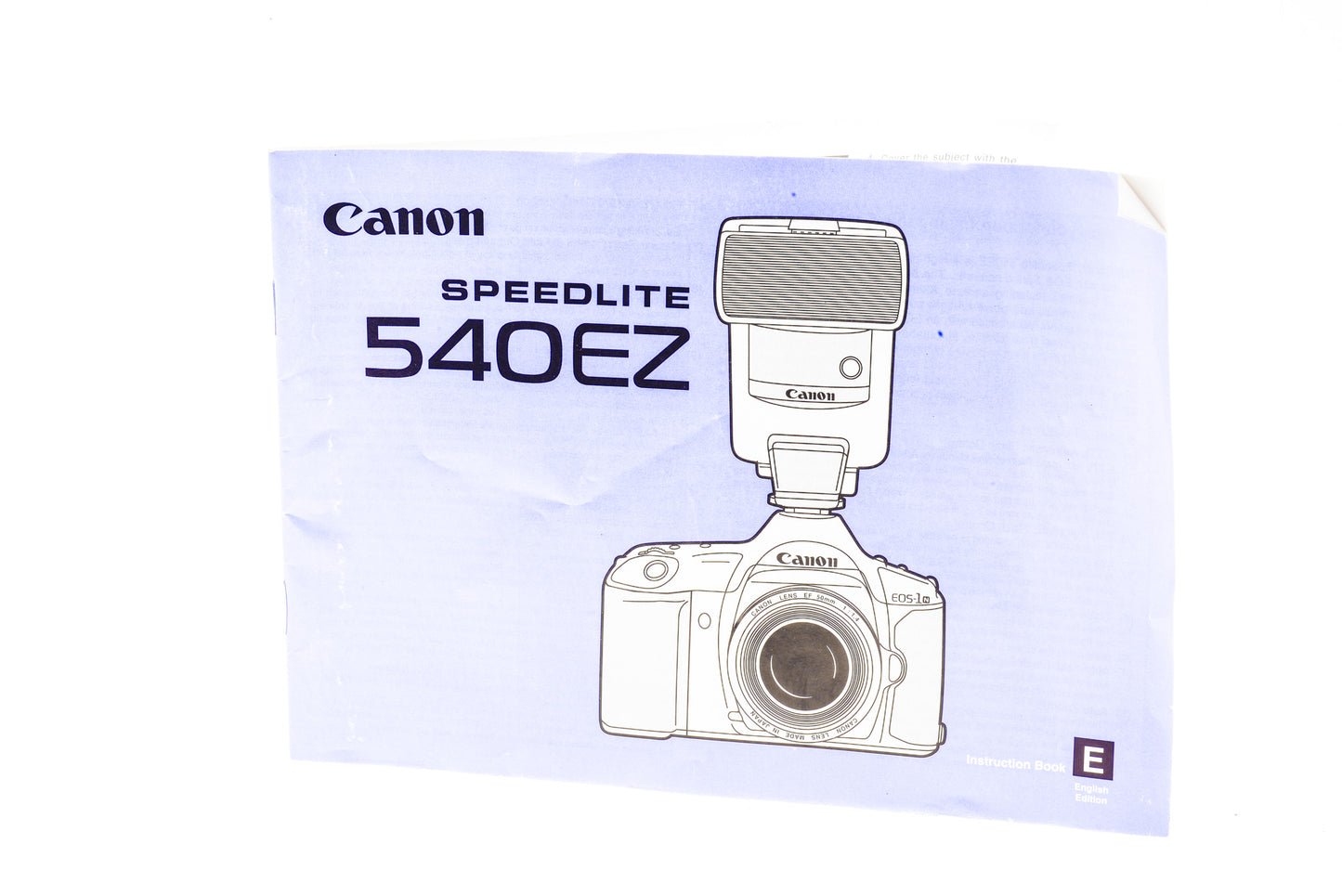 Canon Speedlite 540EZ Instruction Manual