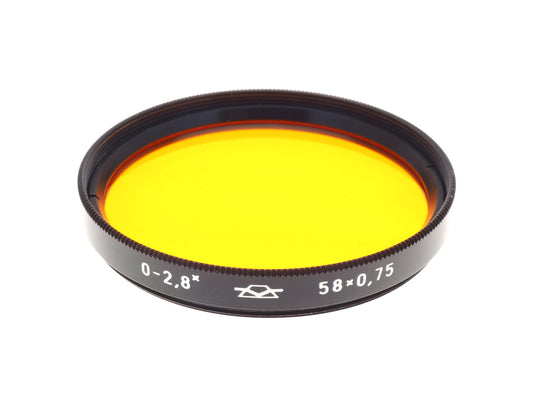 KMZ 58mm Orange Filter O-2.8x - Accessory