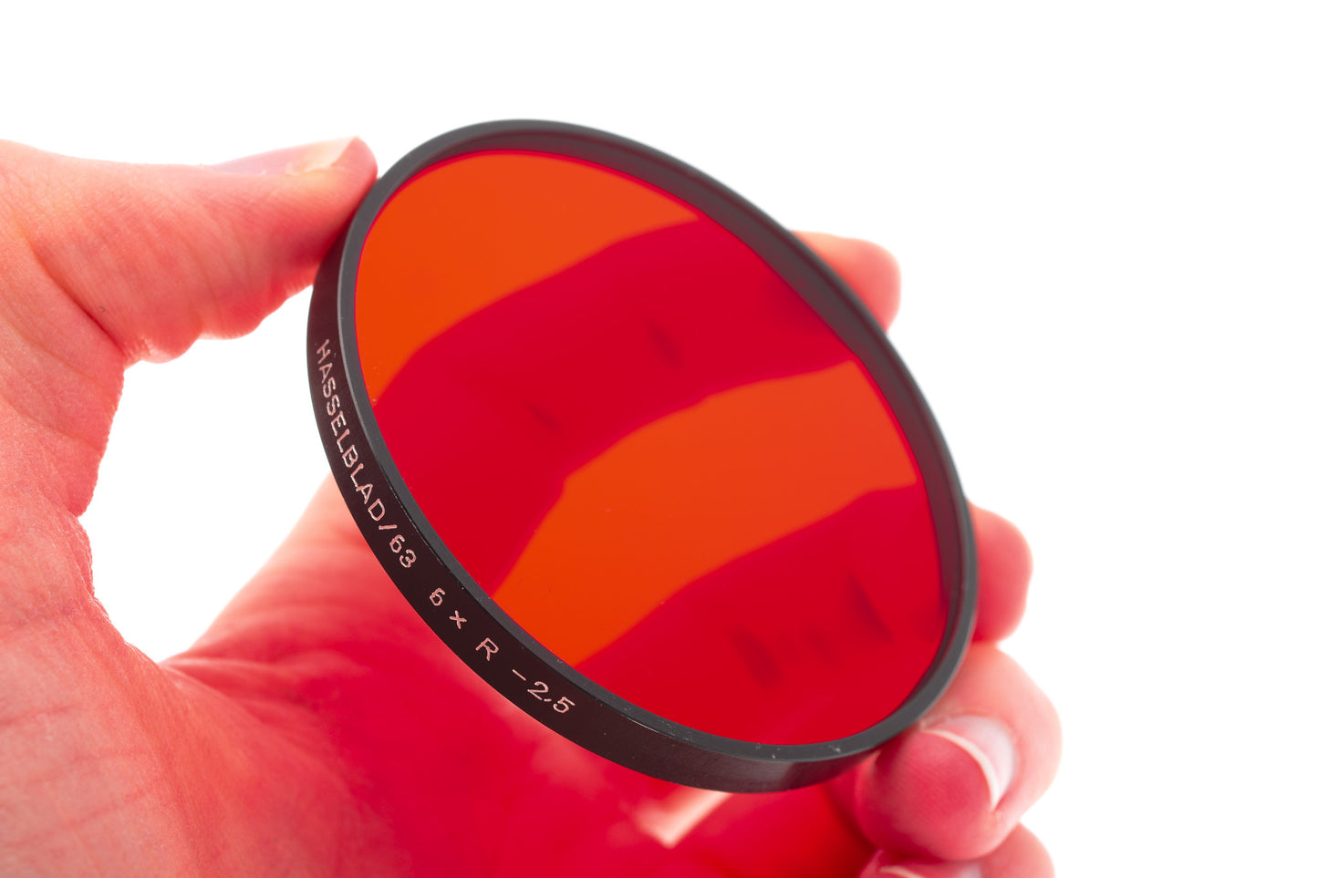 Hasselblad 63mm Red Drop-In Filter 6x R -2.5 - Accessory