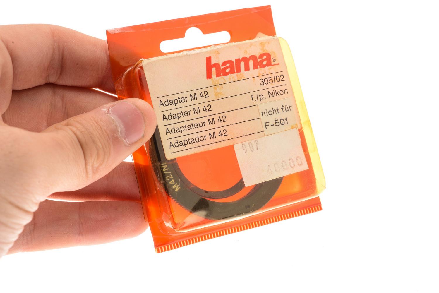 Hama M42 - Nikon F Adapter - Accessory