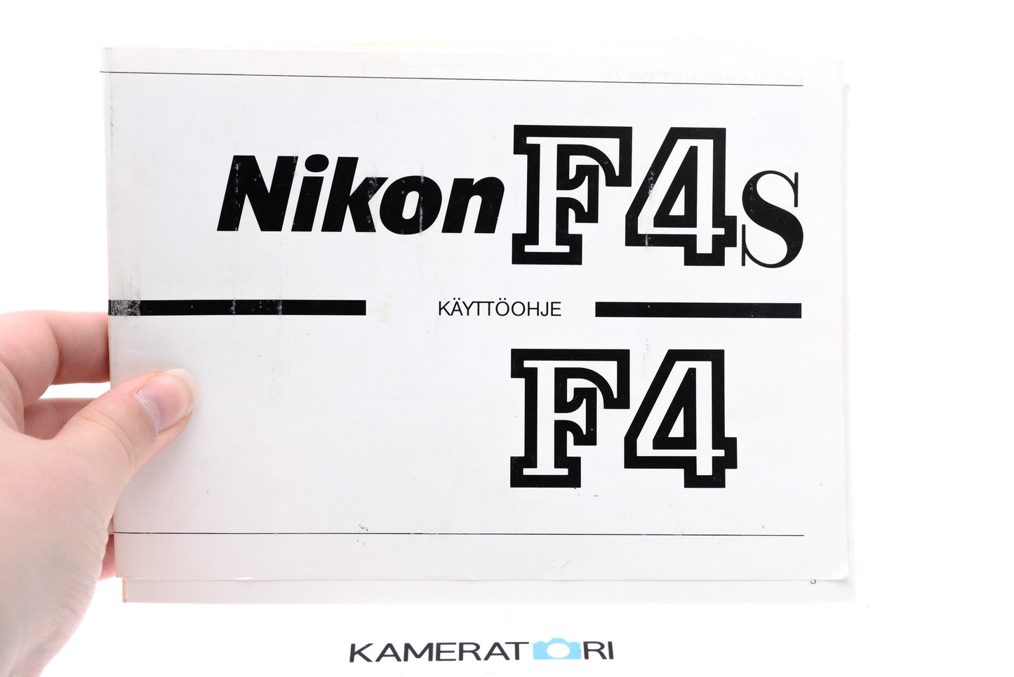 Nikon F4S Instructions