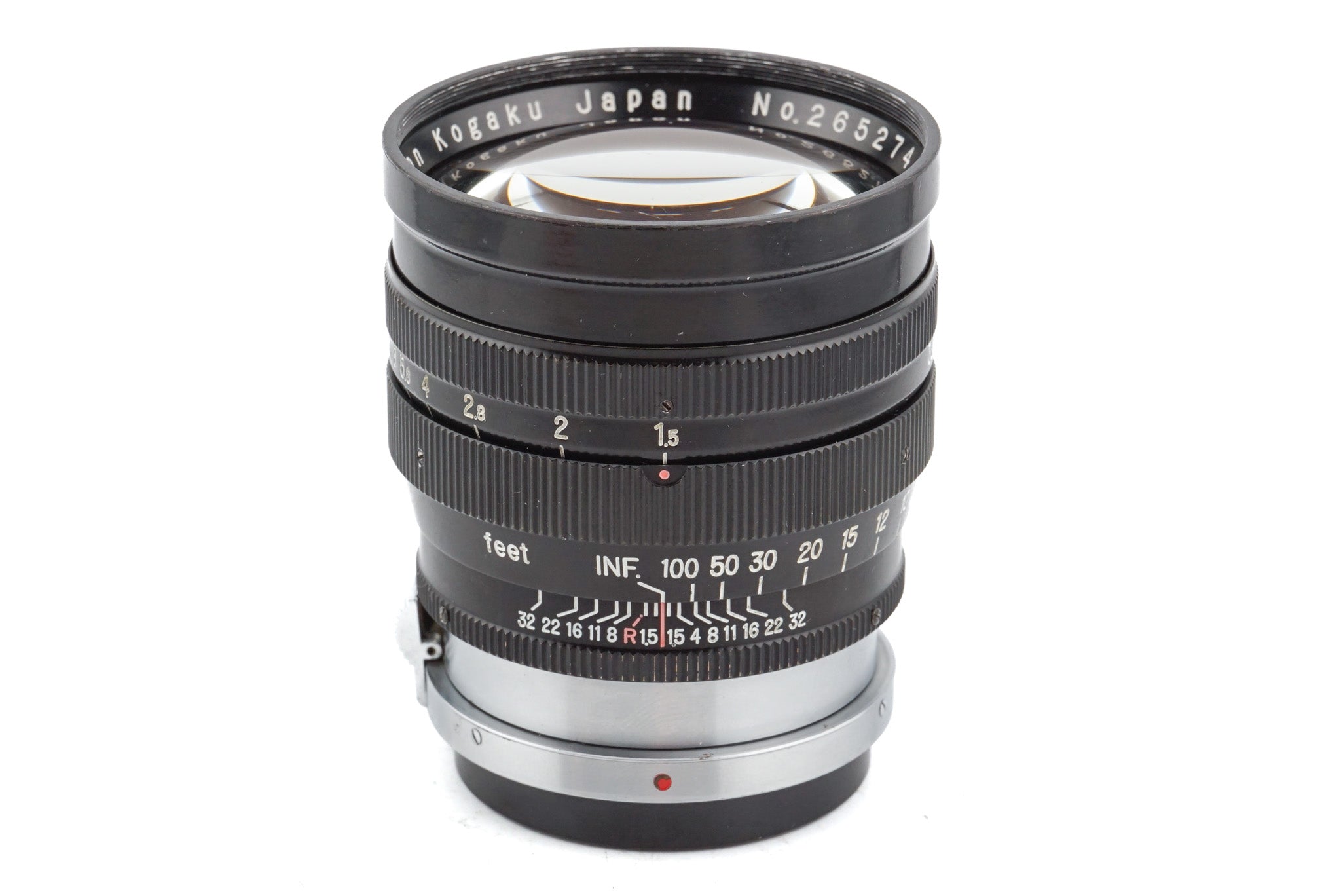 Nikon 8.5cm f1.5 Nikkor-S.C "C" - Lens