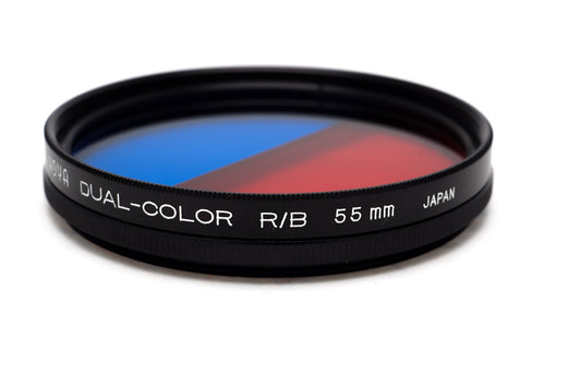 Hoya 55mm Dual Color R/B Filter - Accessory
