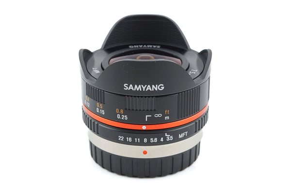 レンズ(単焦点) Samyang 7.5mmF3.5 fish-eye MFT 新品)SAMYANG (サムヤン) 7.5mm F3.5 フィッシュアイ(マイクロフォー