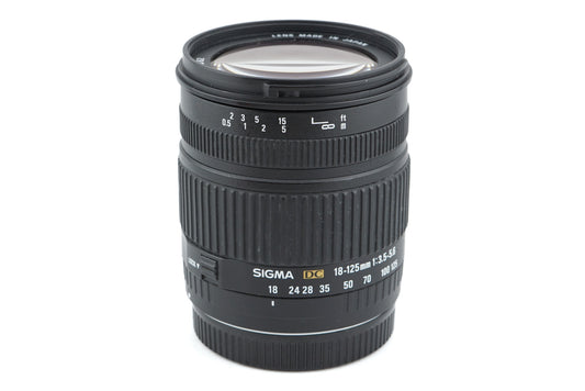 Sigma 18-125mm f3.5-5.6 DC - Lens