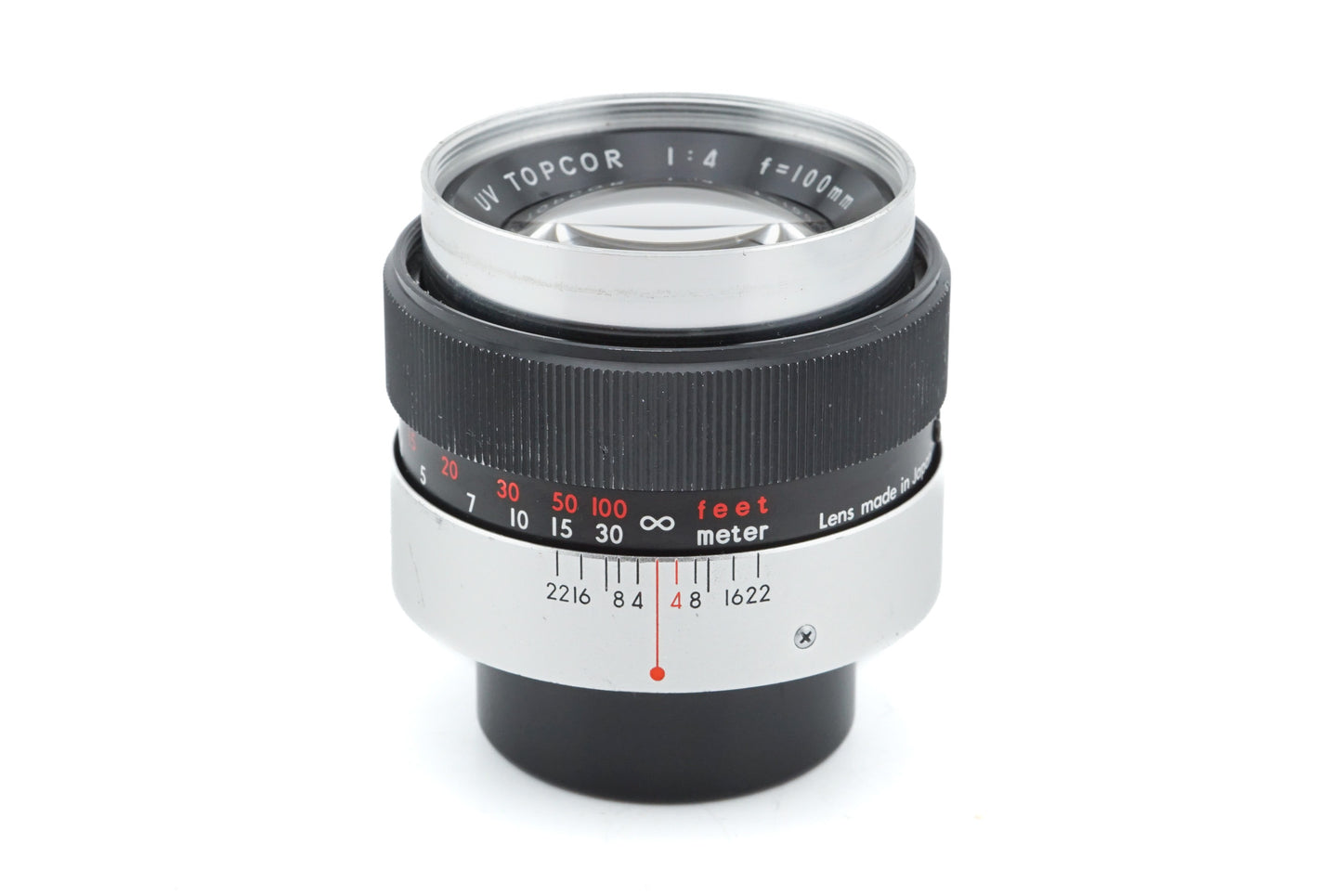 Topcon 100mm f4 UV Topcor - Lens