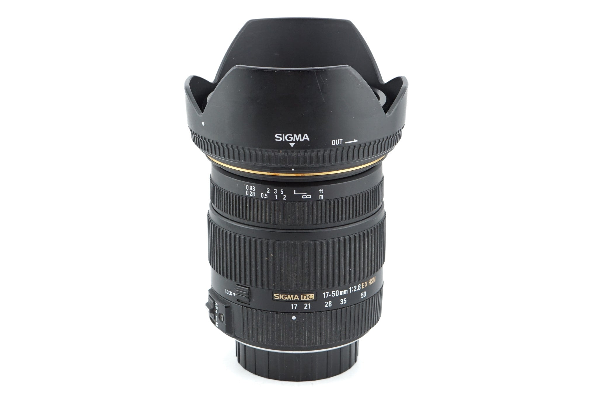 Sigma 17-50mm f2.8 EX DC HSM - Lens