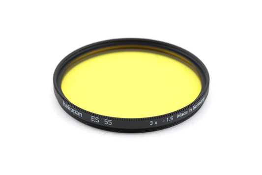 Heliopan 55mm Yellow Filter 3x -1.5 - Accessory