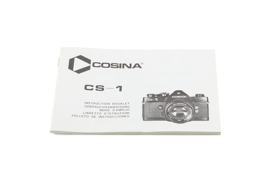 Cosina CS-1 Instructions - Accessory