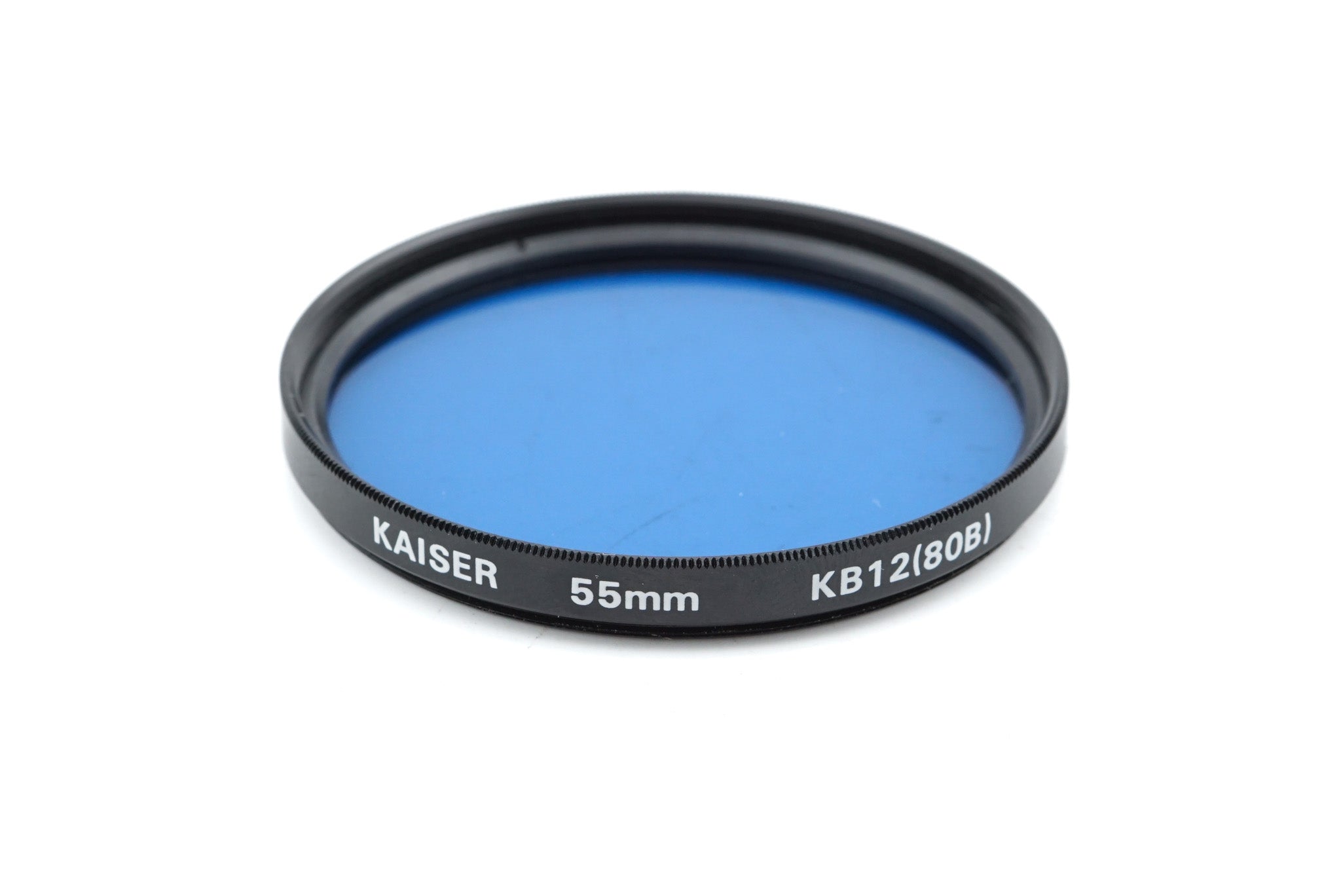 Kaiser 55mm Color Correction Filter KB12 (80B) - Accessory