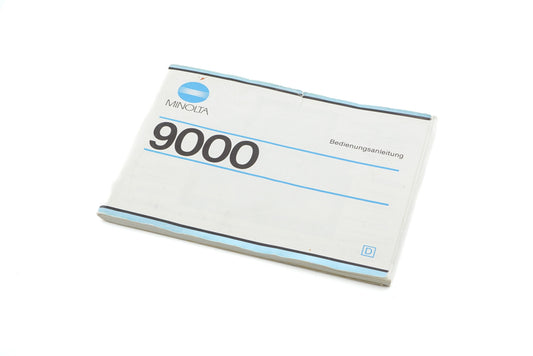 Minolta 9000 Instructions - Accessory