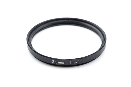 Generic 58mm Skylight Filter (1A) - Accessory