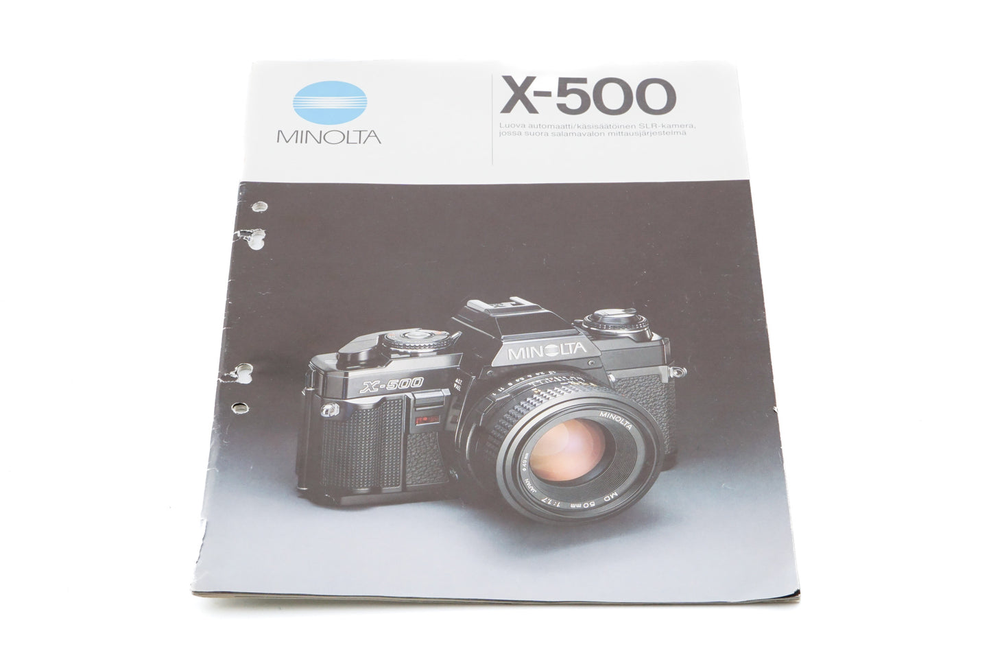 Minolta X-500 Brochure - Accessory