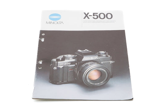 Minolta X-500 Brochure - Accessory