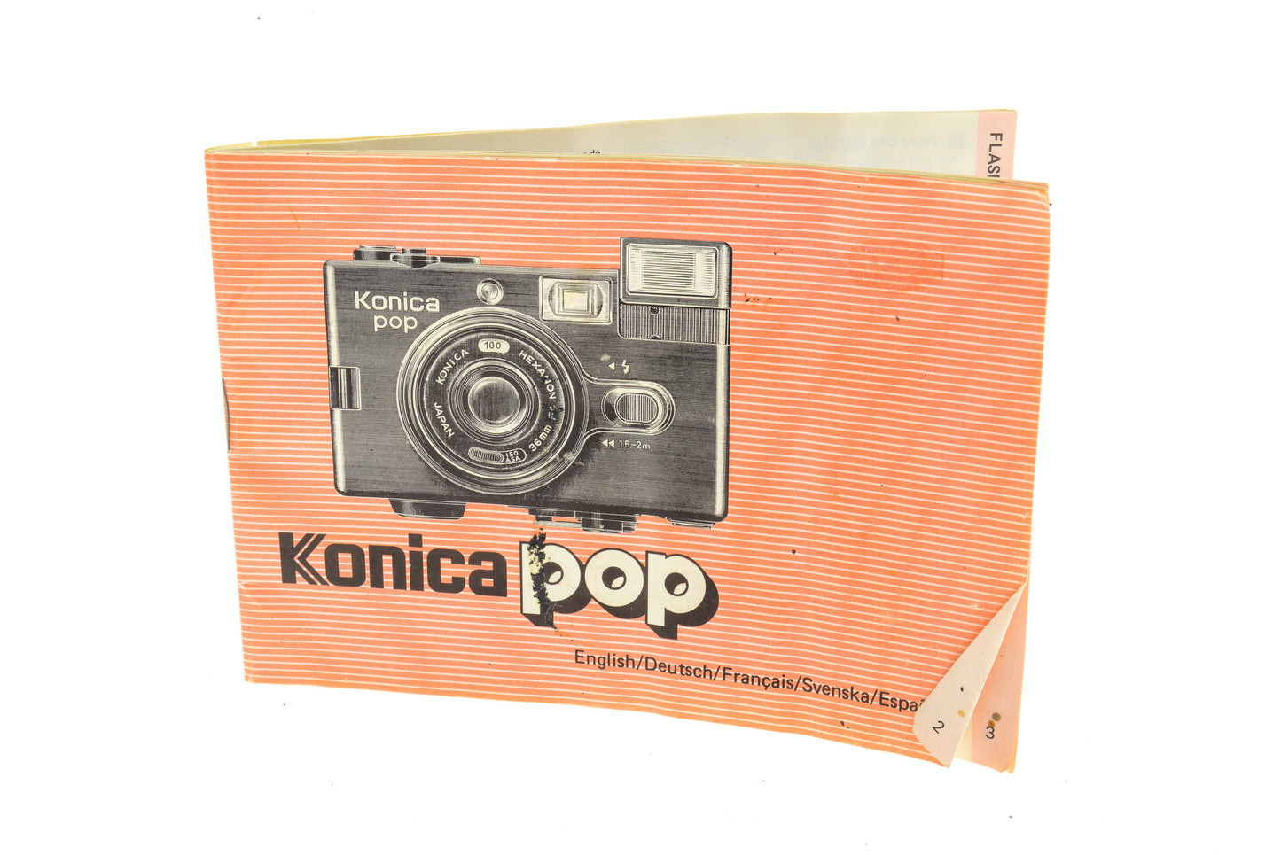 Konica Pop Instruction Manual