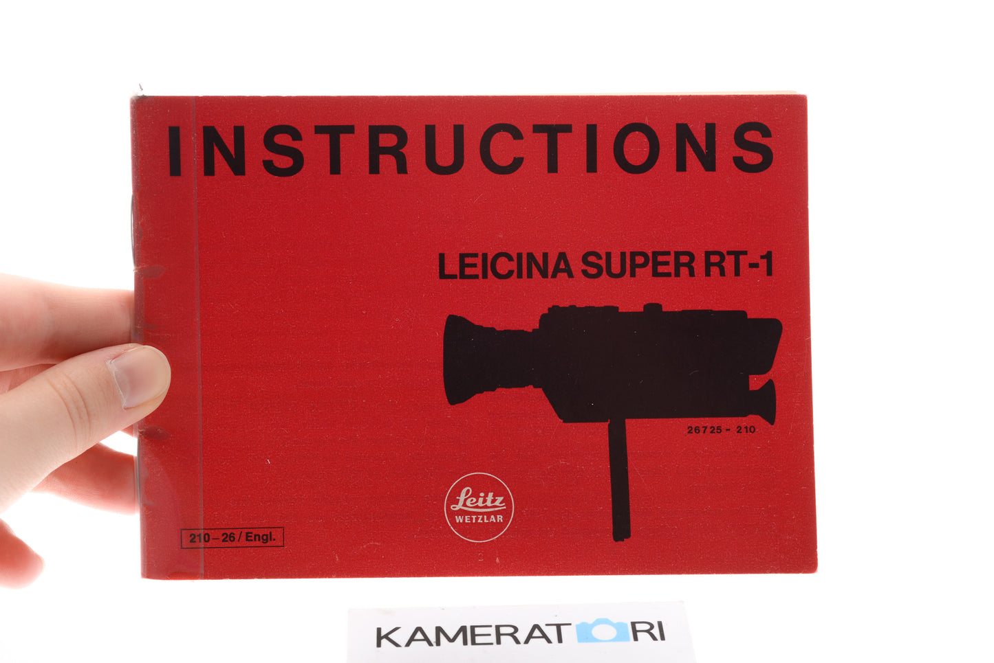 Leica Leicina Super RT-1 Instructions