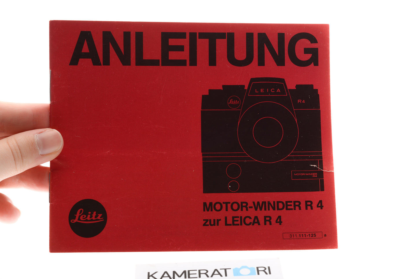 Leica Motor-Winder R4 for Leica R4 Anleitung