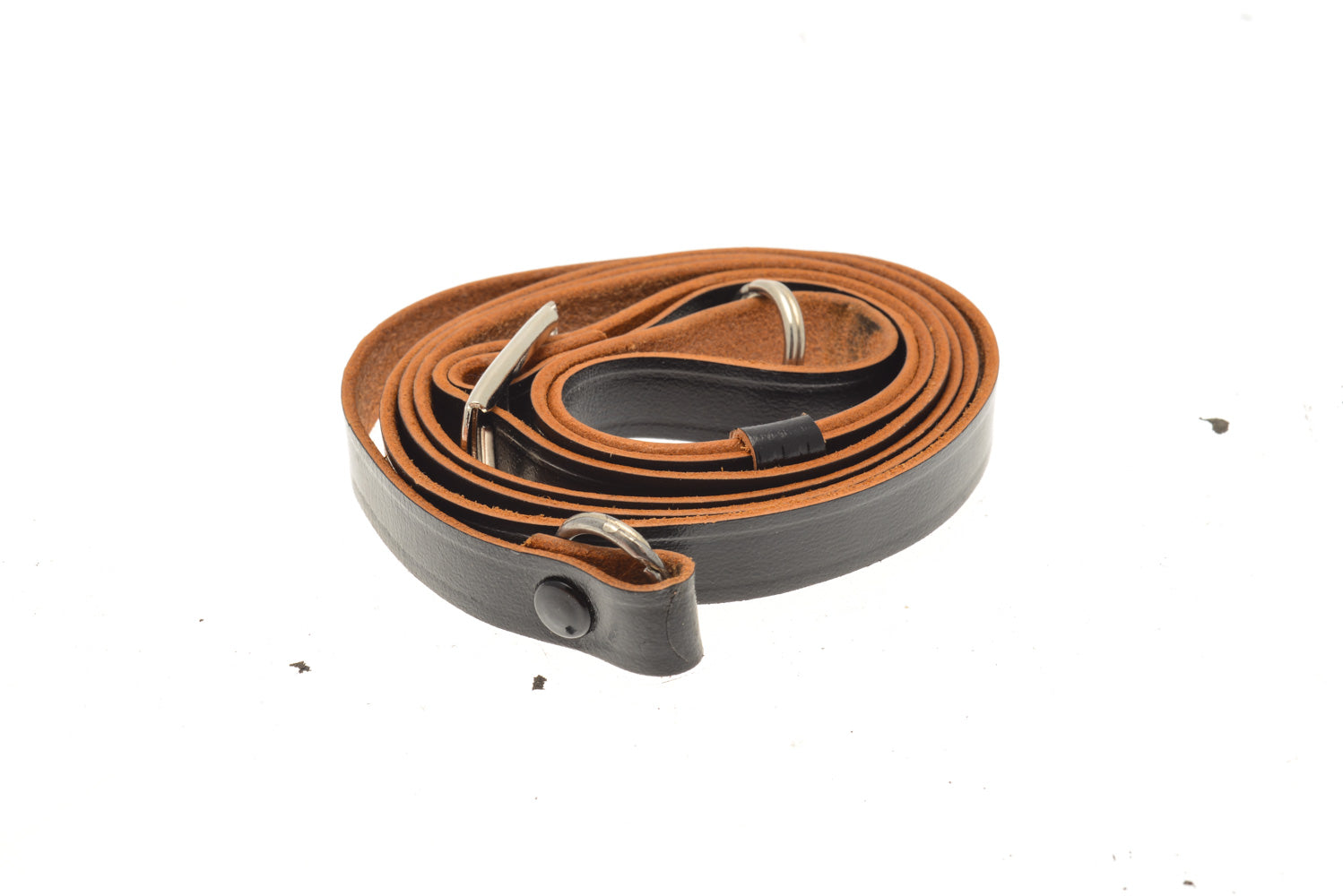 Leica Black Leather Neck Strap (14092) - Accessory
