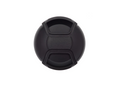 A replacement lens cap from the frontside. The lens cap size (mm) choices correspond to your lens filter thread diameter. 