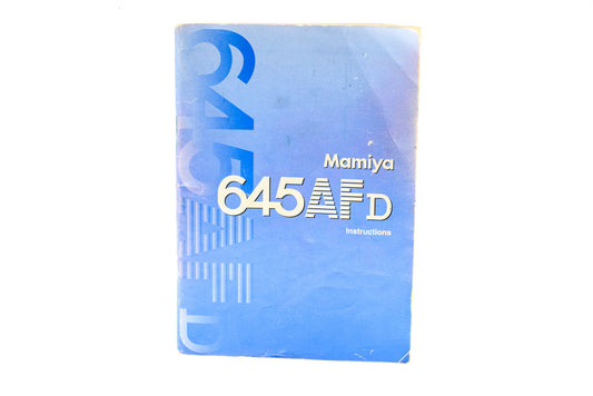 Mamiya 645AFD French Instruction Manual
