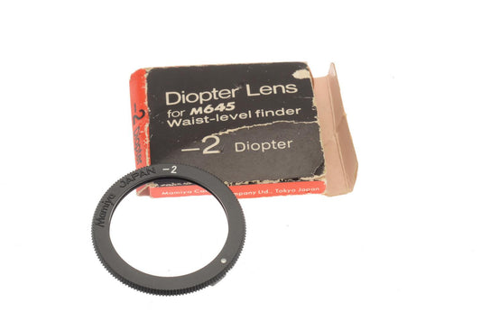 Mamiya -2 Diopter Lens for M645 Waist-Level Finder - Accessory