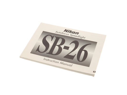 Nikon SB-26 Instruction Manual - Accessory