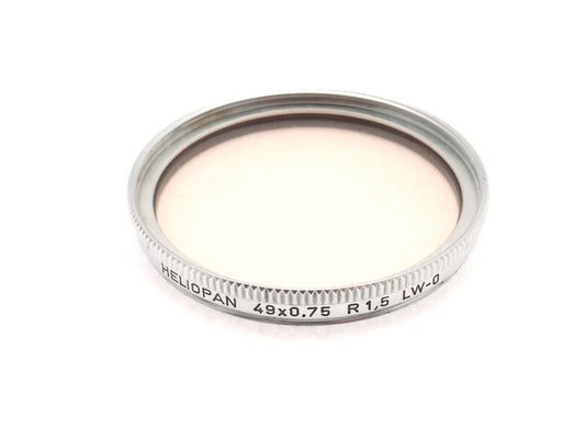 Heliopan 49mm Color Correction Filter R 1.5 LW-0 - Accessory