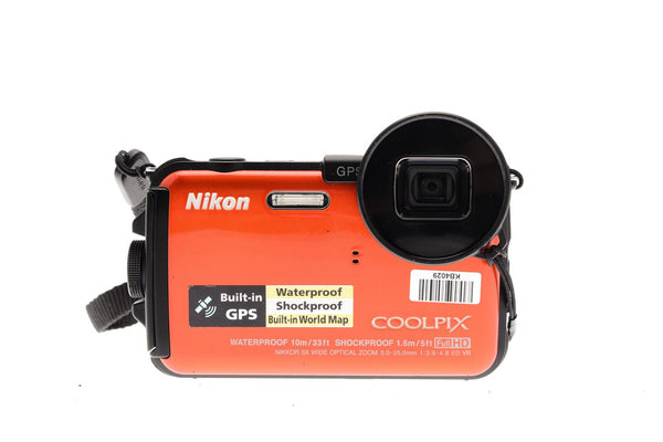 大阪値下げ 〓10m防水・1.5m耐衝撃〓Nikon COOLPIX AW100 - カメラ