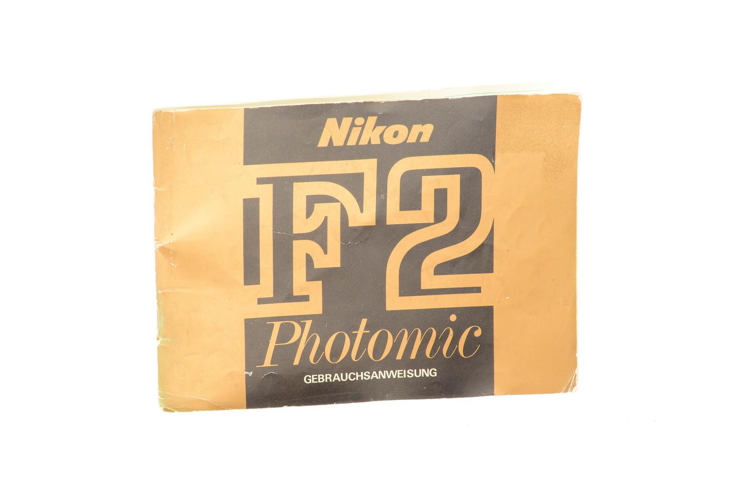 Nikon F2 Photomic Instruction Manual - Accessory