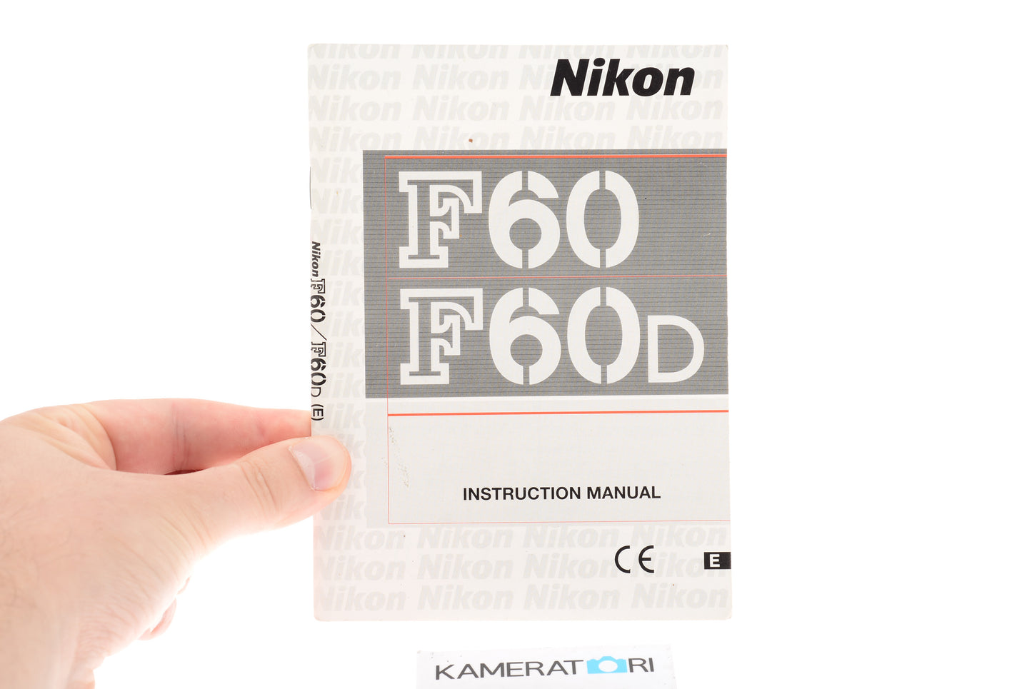 Nikon F60/F60D Instruction Manual