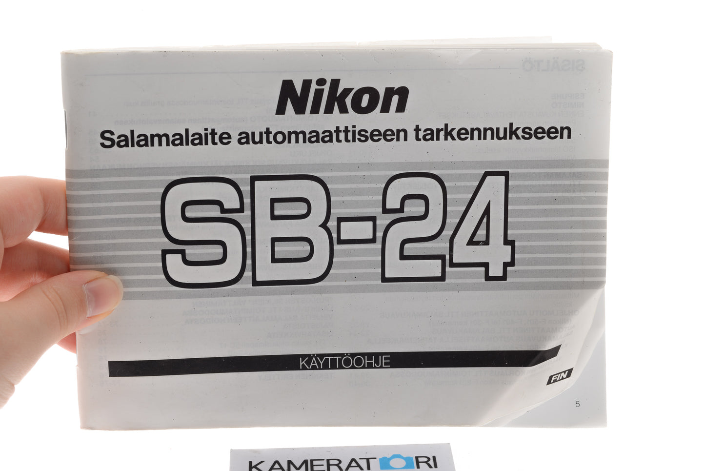 Nikon SB-24 Instructions