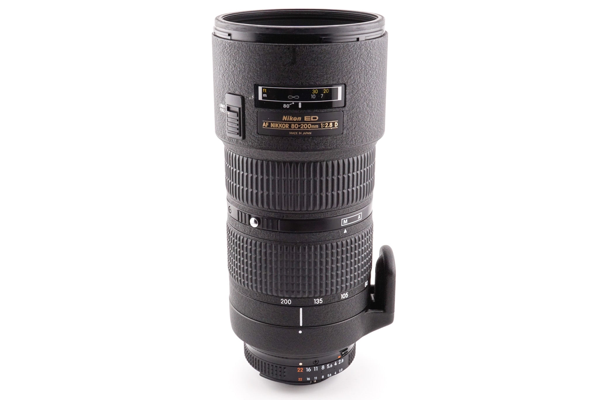 Nikon 80-200mm f2.8 D ED AF Zoom Nikkor (Mark III / Dual Ring) - Lens