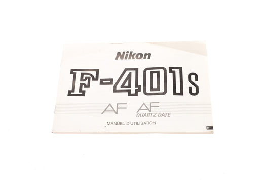 Nikon F-401s AF Quartz Date Manuel D´utilisation - Accessory