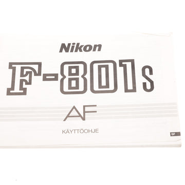 Nikon F-801s AF Instructions
