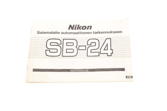 Nikon SB-24 Instructions