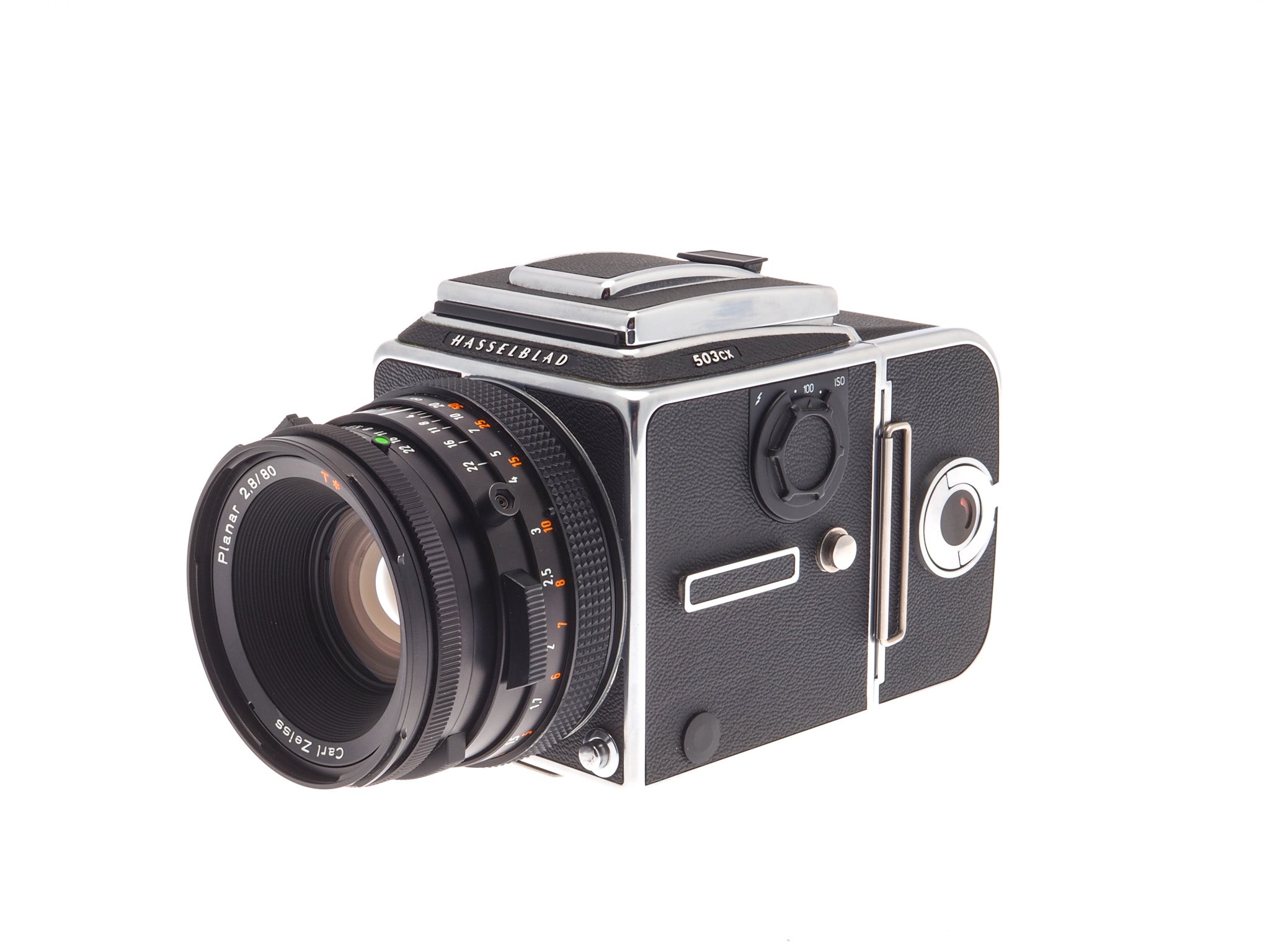 Hasselblad 503CX + A12N Film Magazine + 80mm f2.8 Planar T* CF