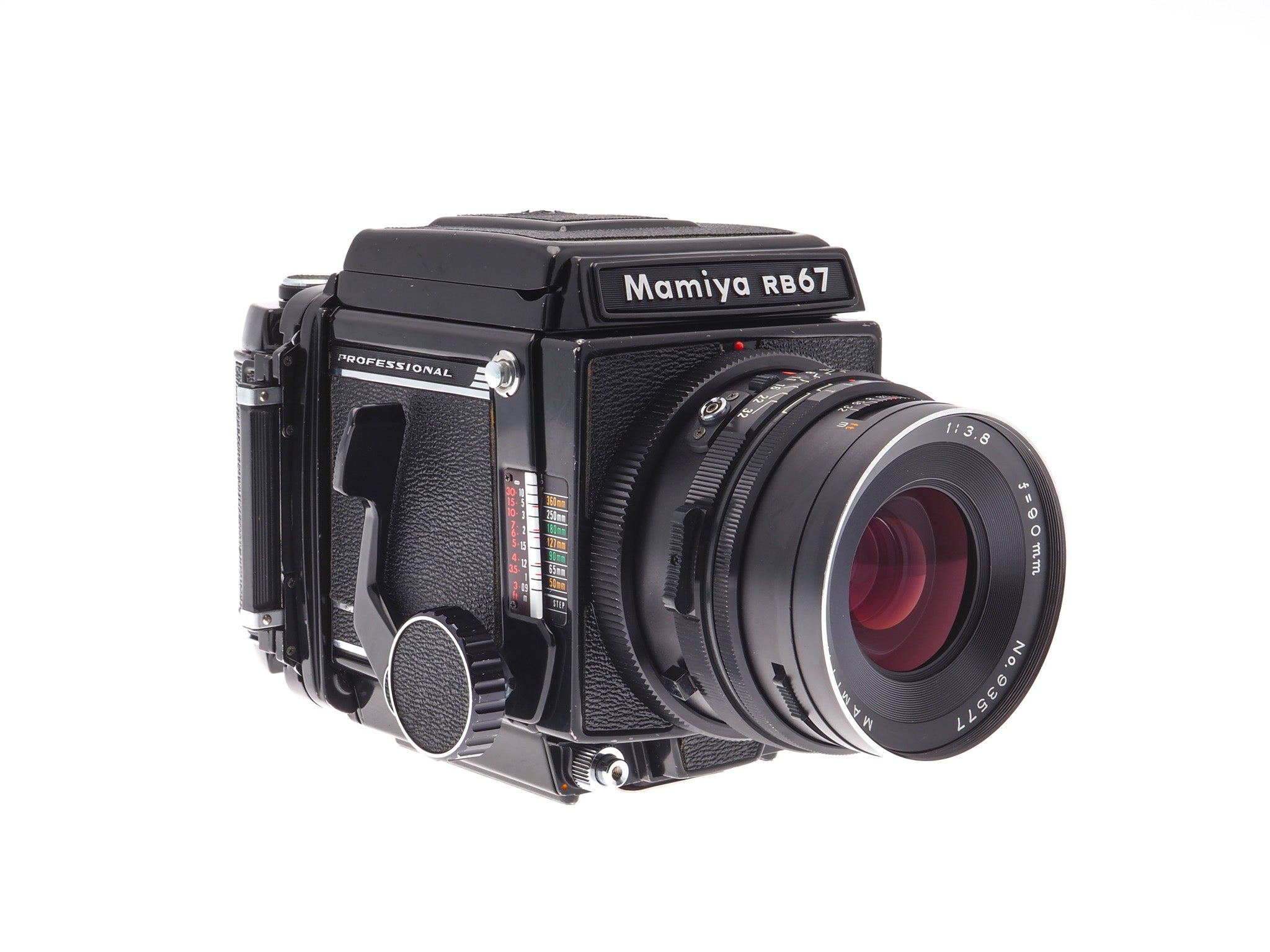 Mamiya RB67 Professional + 90mm f3.8 Sekor C + 120 Professional