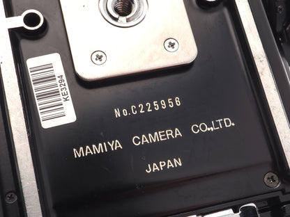 Mamiya RB67 Pro-S + 127mm f3.8 Sekor NB + 120 Pro-S 6x7 Film Back + Waist Level Finder