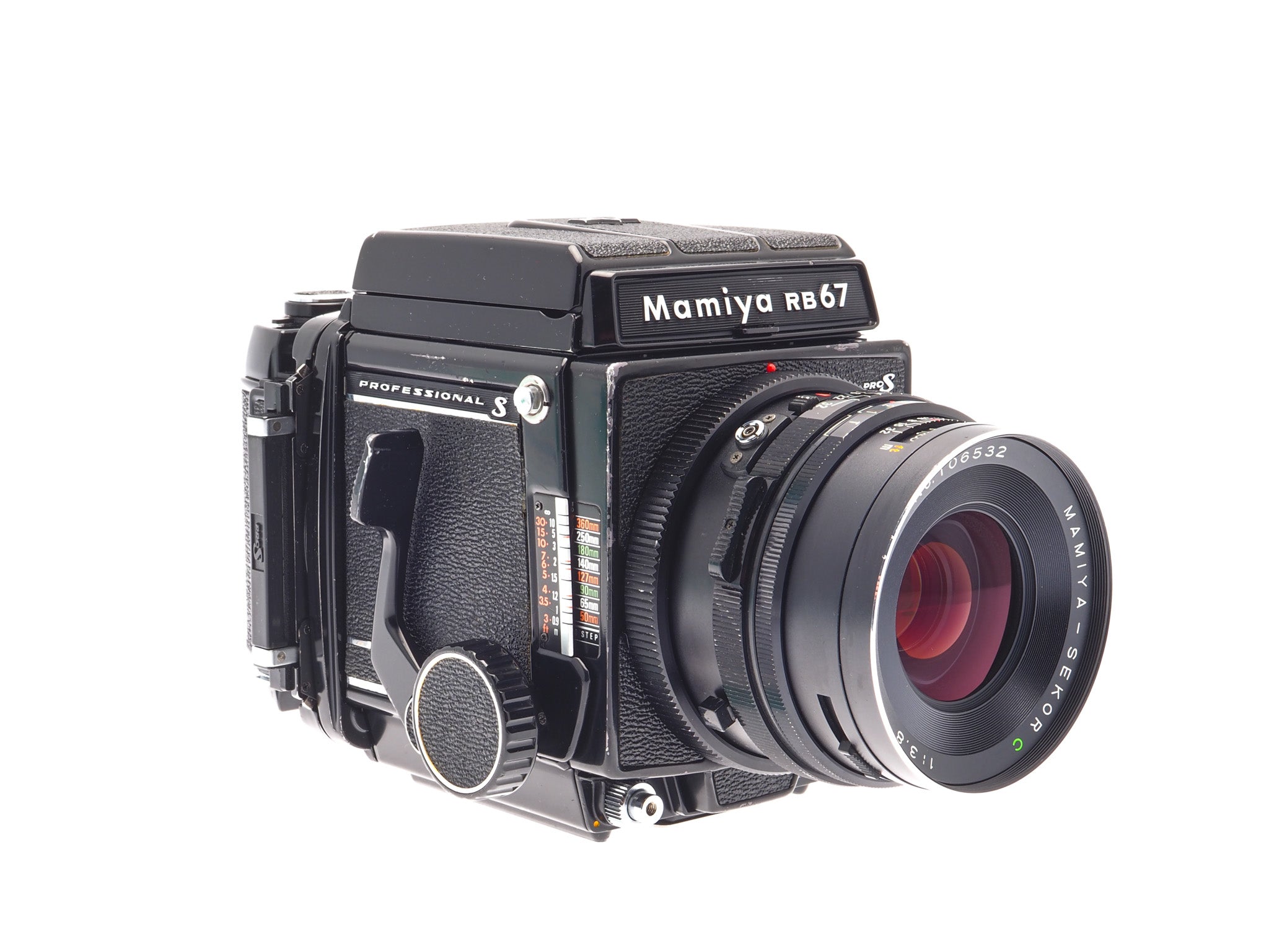 Mamiya RB67 Pro-S + 120 Pro-S 6x7 Film Back + 90mm f3.8 Sekor C +